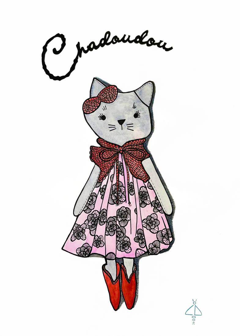 Les Chadoudous Robe à fleurs